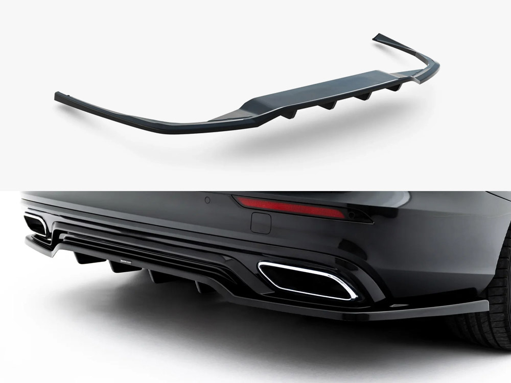 Rear Splitter (Vertical Bars) Volvo S60 / V60 R-Design Mk3 - 1 