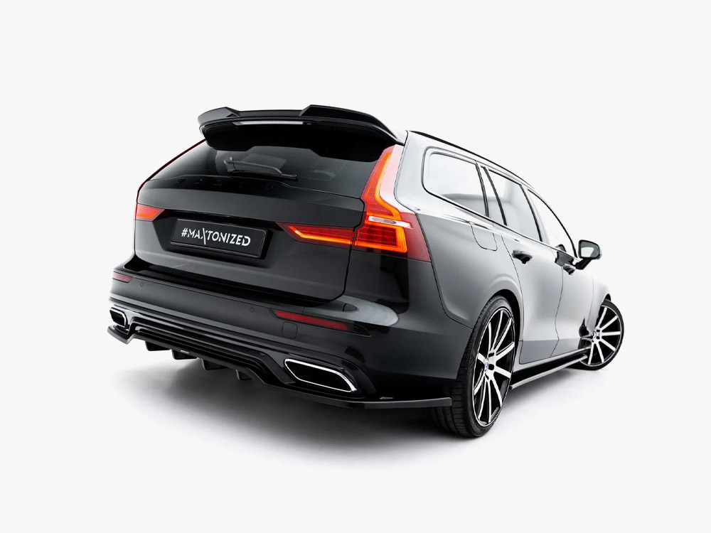Rear Splitter (Vertical Bars) Volvo S60 / V60 R-Design Mk3 - 2 