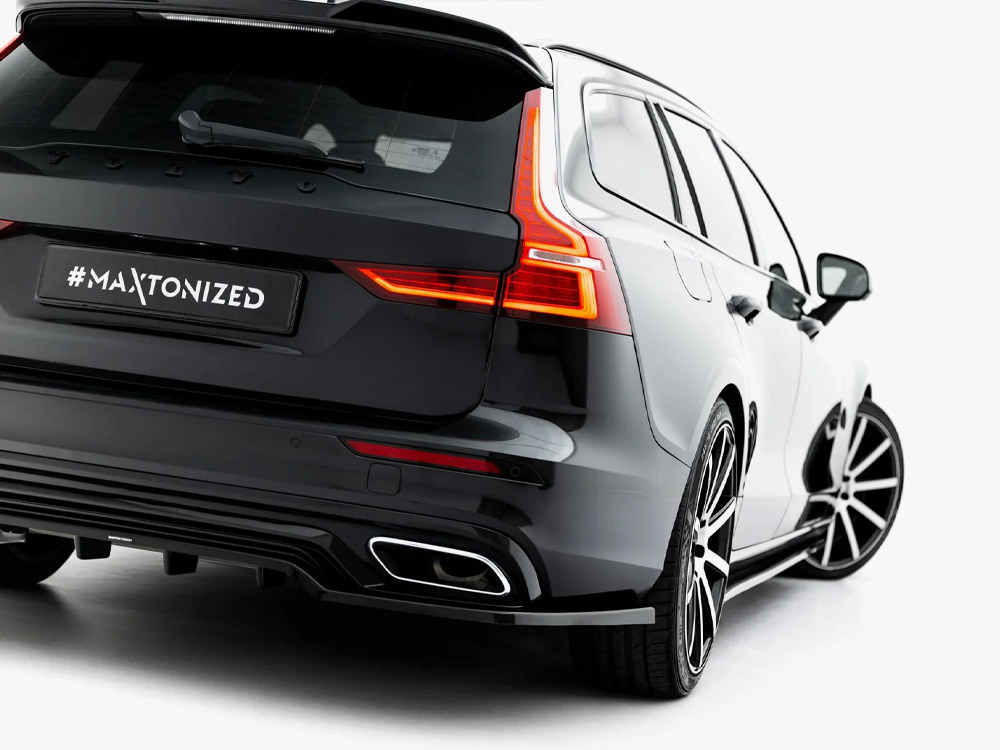 Rear Splitter (Vertical Bars) Volvo S60 / V60 R-Design Mk3 - 5 