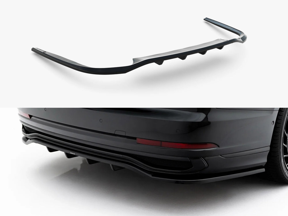 Rear Splitter (Vertical Bars) Audi A8 S-Line Long D5 Facelift - 1 