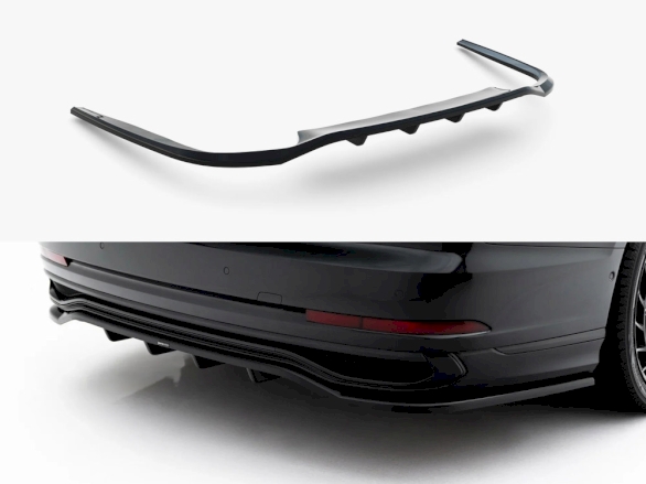 Rear Splitter (Vertical Bars) Audi A8 S-Line Long D5 Facelift