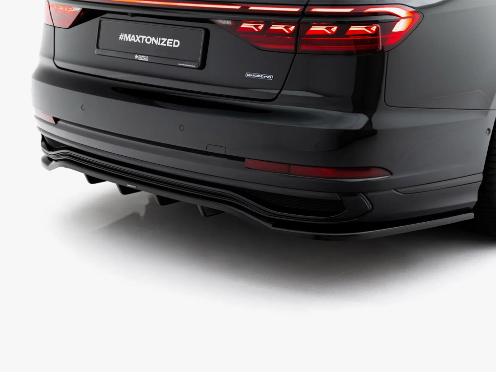 Rear Splitter (Vertical Bars) Audi A8 S-Line Long D5 Facelift - 3 