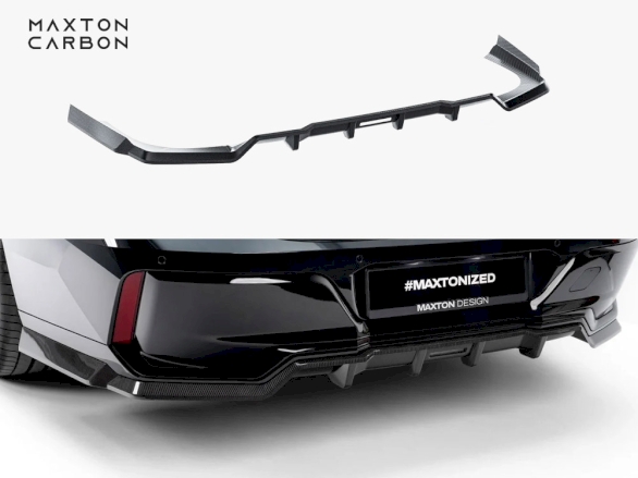 Prepreg Carbon Fiber Rear Splitter (Vertical Bars) BMW 7 M-Pack / i7 M-Pack G70