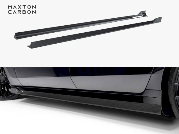 Prepreg Carbon Fiber Side Skirts BMW 7 M-Pack / M760e / i7 M-Pack G70