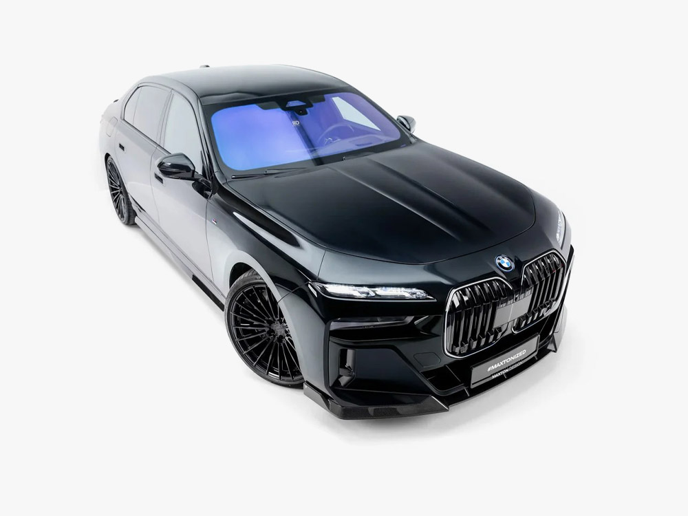 Prepreg Carbon Fiber Front Splitter BMW 7 M-Pack / M760e / i7 M-Pack G70 - 3 