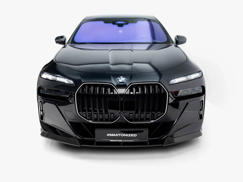 Prepreg Carbon Fiber Front Splitter BMW 7 M-Pack / M760e / i7 M-Pack G70 - 4 