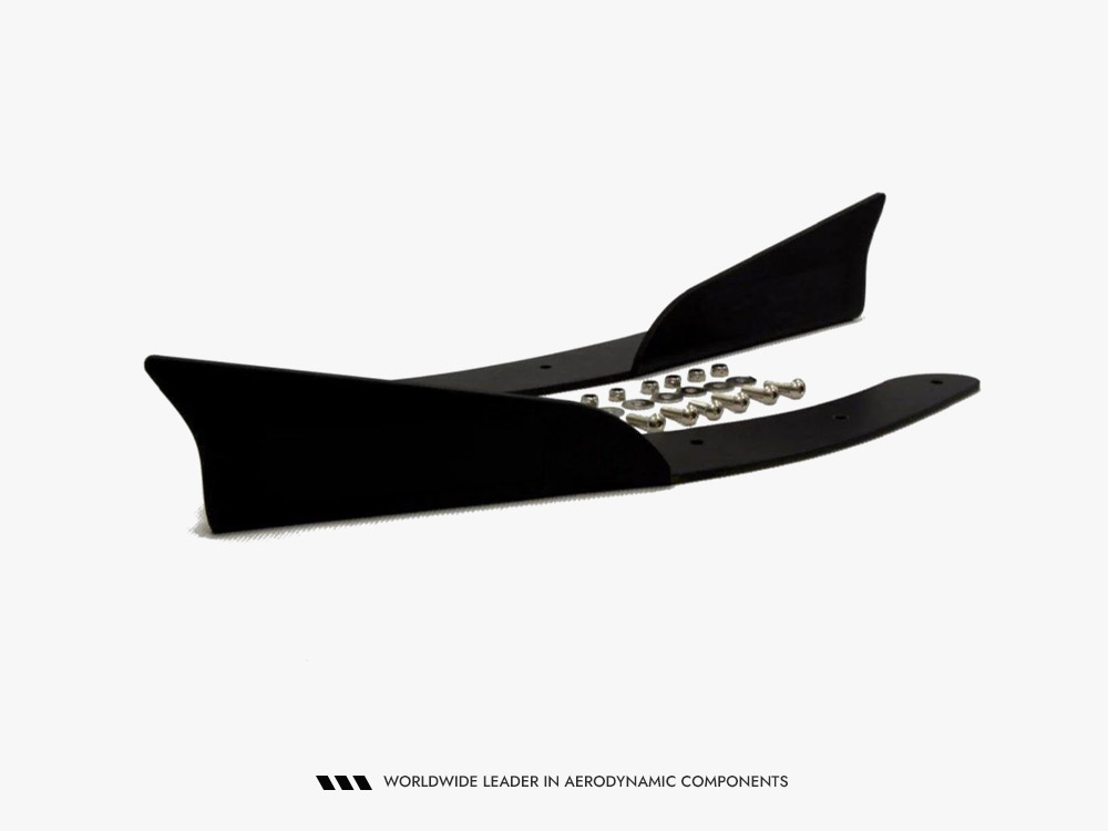 Universal Front Bumper LIP Add-on Winglets - 2 
