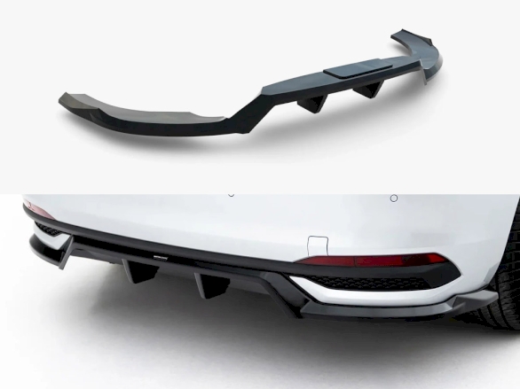 Rear Splitter (Vertical Bars) Skoda Scala Mk1 Facelift