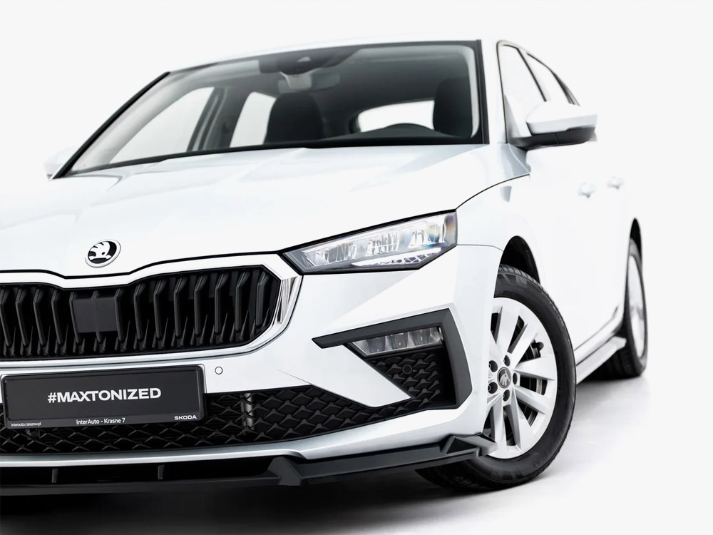 Front Splitter compatible with Skoda Scala Mk1 Facelift - 6 