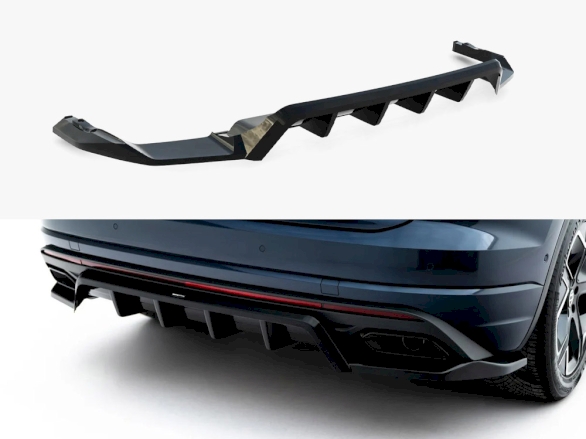 Rear Splitter (Vertical Bars) Volkswagen Touareg Elegance Mk3 Facelift