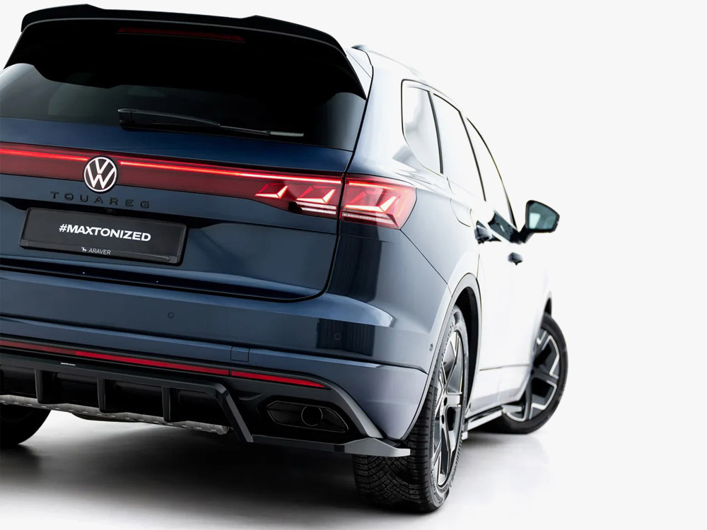 Rear Splitter (Vertical Bars) Volkswagen Touareg Elegance Mk3 Facelift - 6 