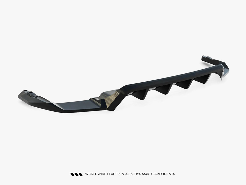 Rear Splitter (Vertical Bars) Volkswagen Touareg Elegance Mk3 Facelift - 8 