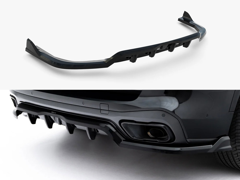 Rear Splitter (Vertical Bars) BMW X5 M-Sport G05 - 1 