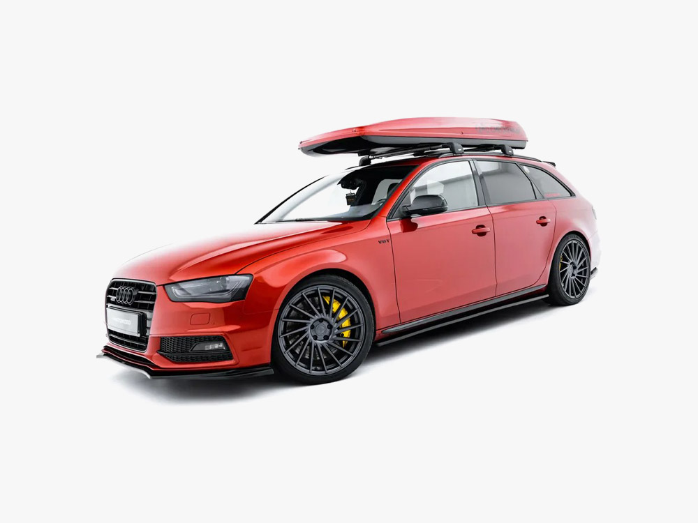 Side Skirts Diffusers V.2 Audi A4 / A4 S-Line / S4 B8  - 2 