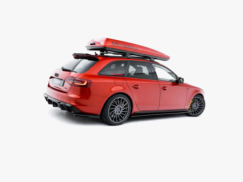 Side Skirts Diffusers V.2 Audi A4 / A4 S-Line / S4 B8  - 3 
