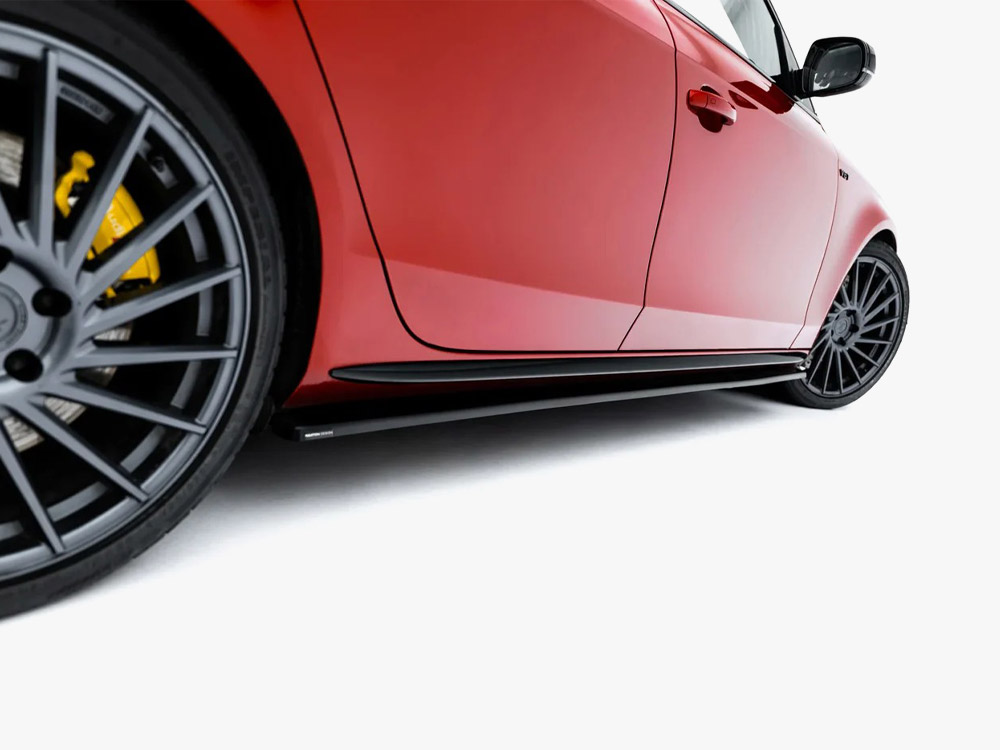 Side Skirts Diffusers V.2 Audi A4 / A4 S-Line / S4 B8  - 4 