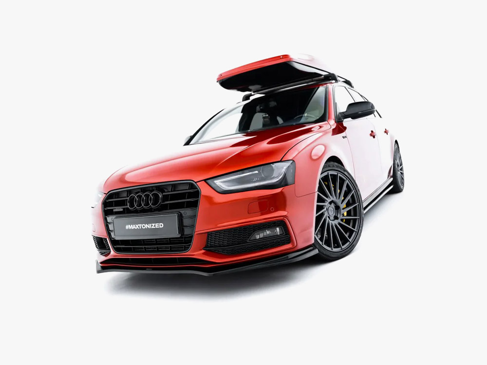 Front Splitter V.4 Audi A4 S-Line / S4 B8 Facelift - 2 