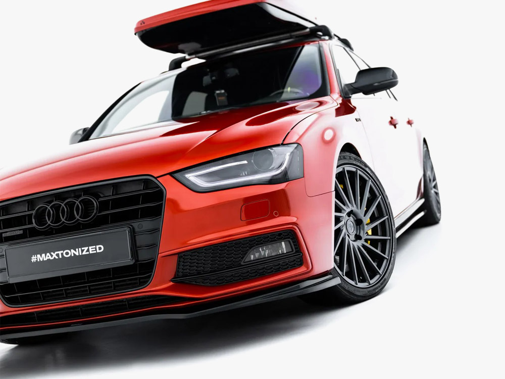 Front Splitter V.4 Audi A4 S-Line / S4 B8 Facelift - 6 