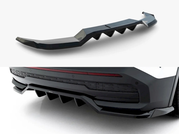Rear Splitter (Vertical Bars) Skoda Elroq RS Mk1