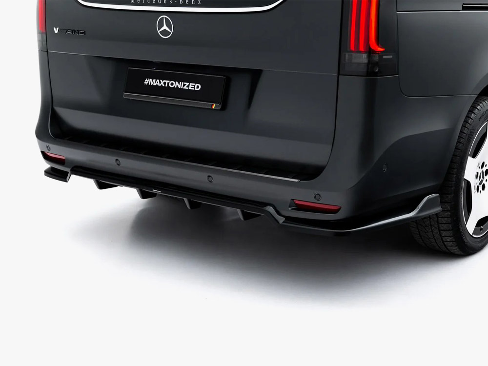Rear Splitter (Vertical Bars) Mercedes-Benz V AMG-Line W447 Facelift 2 - 4 