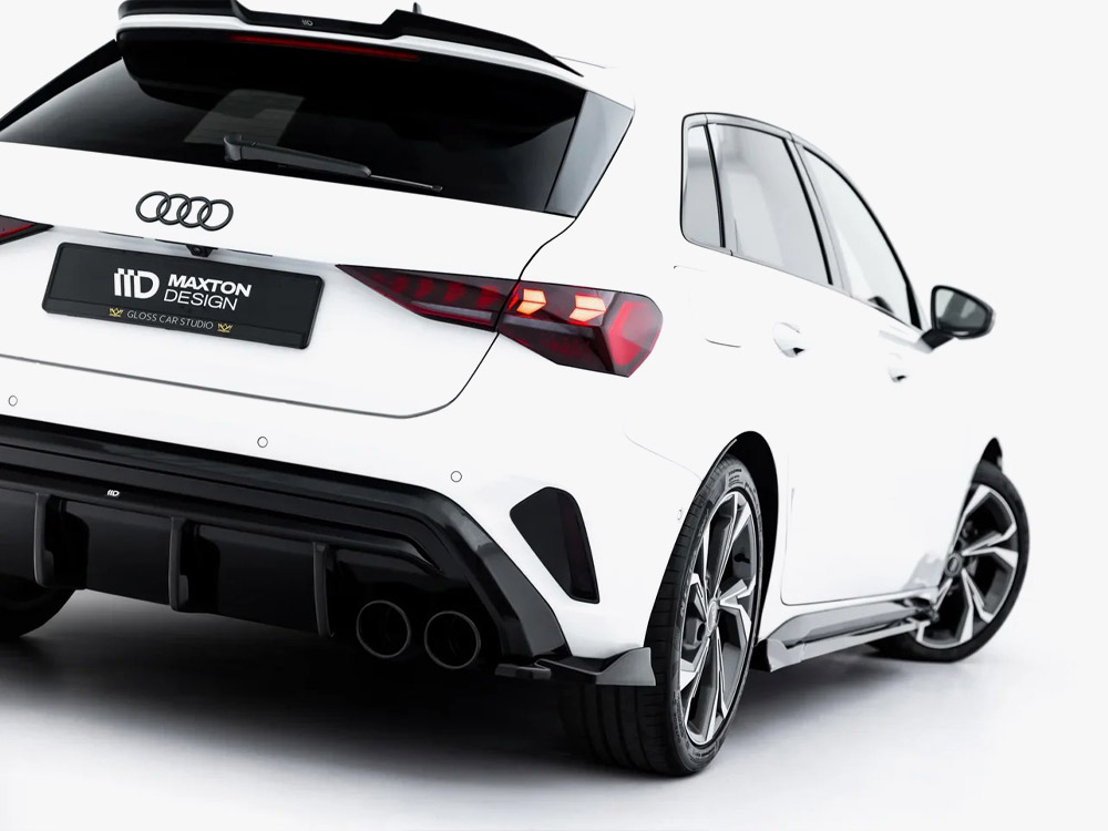 Rear Side Splitters V.4 Audi S3 Sportback Facelift - 2 