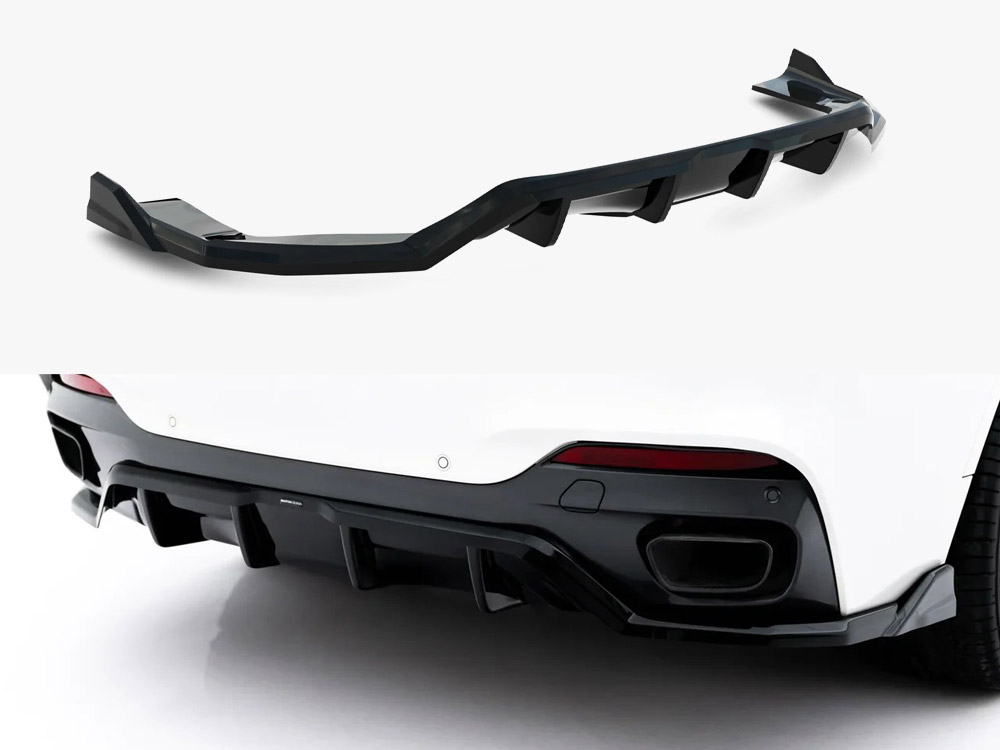 Rear Splitter (Vertical Bars) BMW X6 M-Pack F16 - 1 