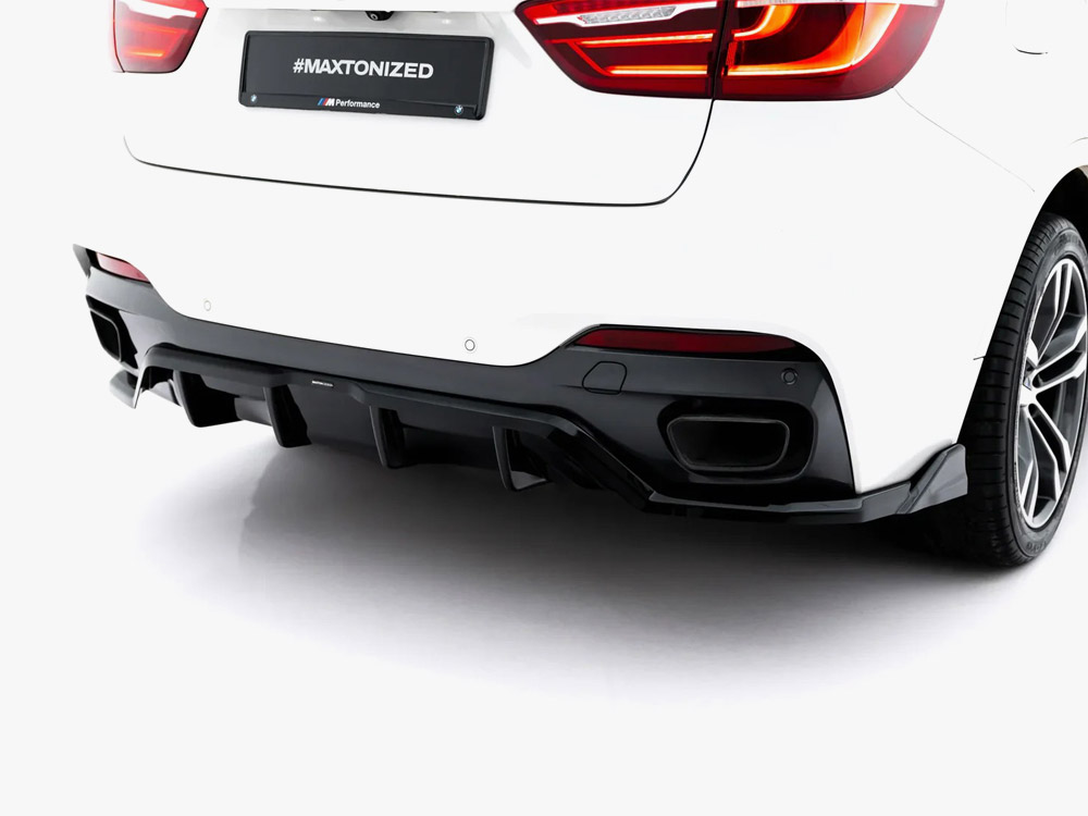Rear Splitter (Vertical Bars) BMW X6 M-Pack F16 - 4 