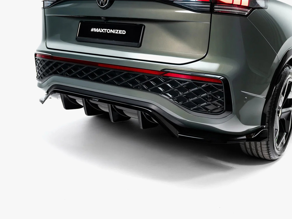 Rear Splitter (Vertical Bars) Volkswagen Tayron R-Line Mk1 - 4 