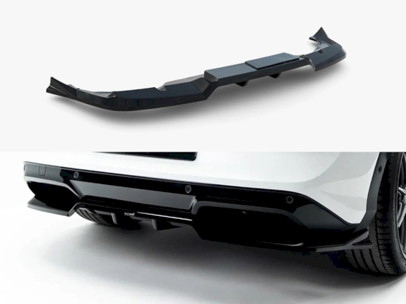 Rear Splitter (Vertical Bars) Volkswagen T-Roc R-Line Mk2