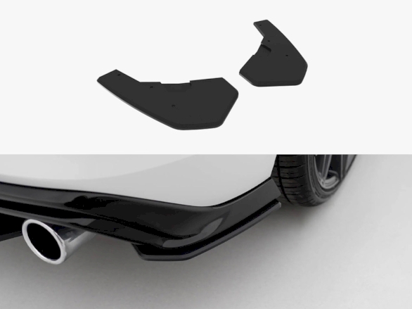 Street Pro Rear Side Splitters V.2 Volkswagen Golf GTI Mk8