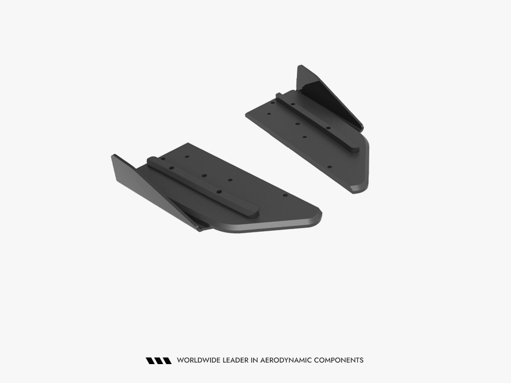 Street Pro Rear Side Splitters + Flaps Mercedes-AMG C43 Coupe / Cabrio C205 Facelift / A205 Facelift - 5 