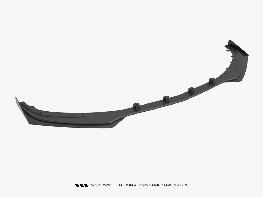 Street PRO Front Splitter + Flaps Mercedes-AMG C63 Sedan / Estate W205 Facelift - 5 