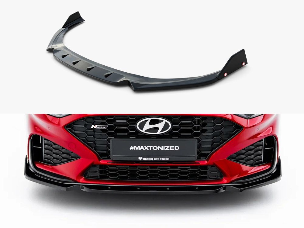 Front Splitter V.1 + Flaps Hyundai I30 N / N-Line Wagon Mk3 Facelift - 1 