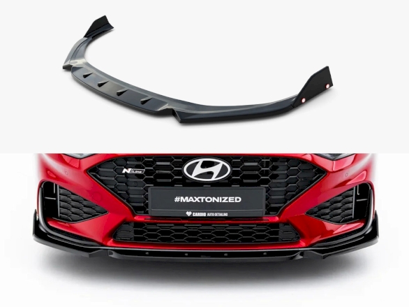 Front Splitter V.1 + Flaps Hyundai I30 N / N-Line Wagon Mk3 Facelift