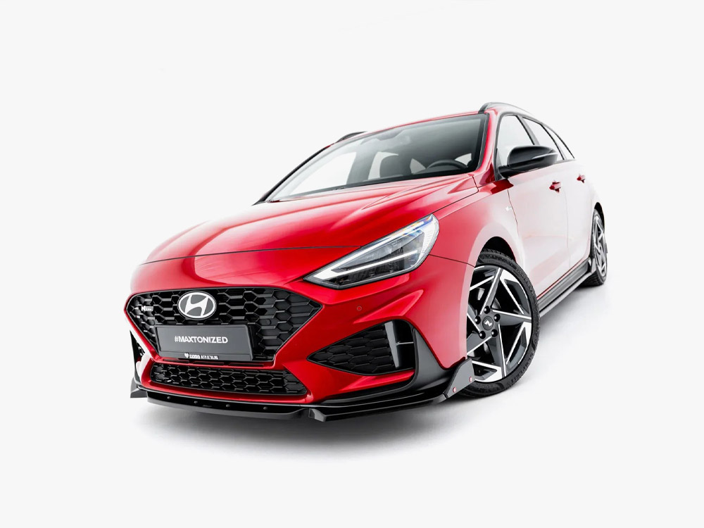 Front Splitter V.1 + Flaps Hyundai I30 N / N-Line Wagon Mk3 Facelift - 2 