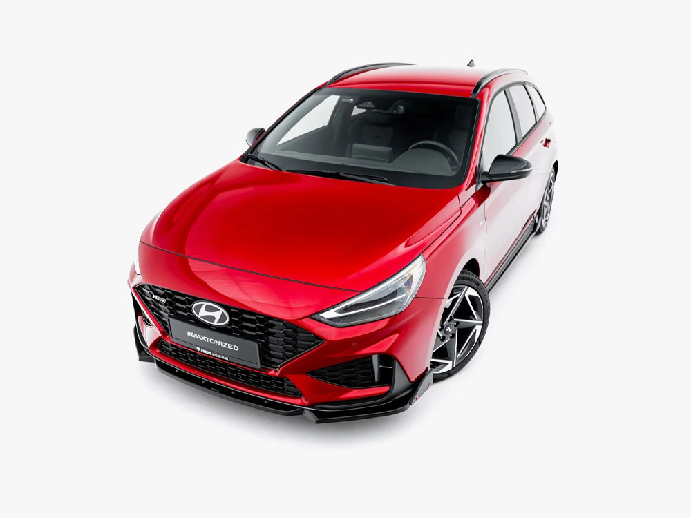 Front Splitter V.1 + Flaps Hyundai I30 N / N-Line Wagon Mk3 Facelift - 3 