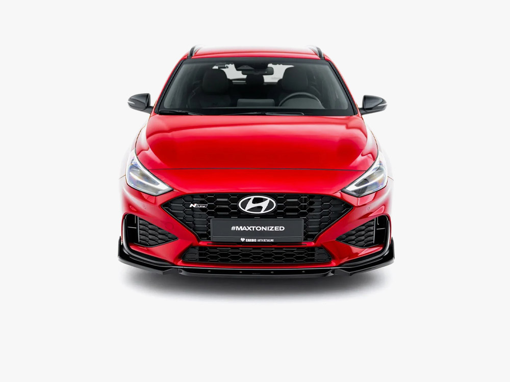 Front Splitter V.1 + Flaps Hyundai I30 N / N-Line Wagon Mk3 Facelift - 4 