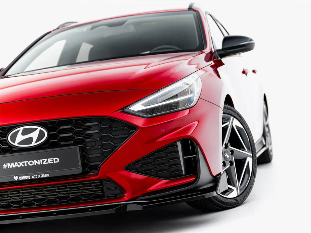 Front Splitter V.1 + Flaps Hyundai I30 N / N-Line Wagon Mk3 Facelift - 6 