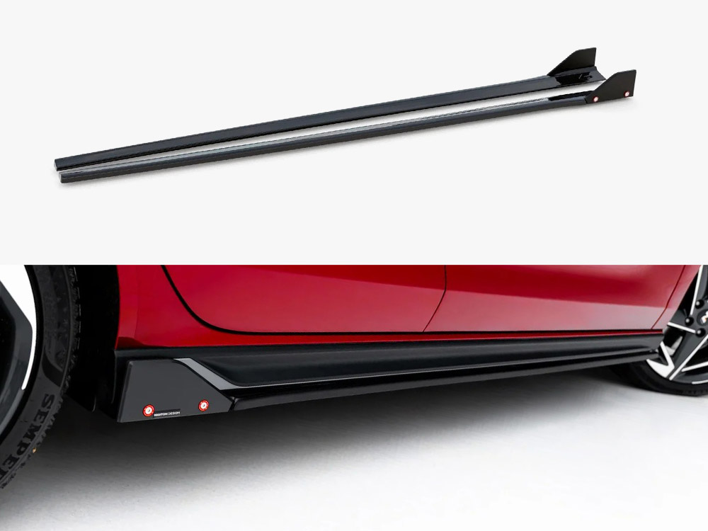 Side Skirt Diffusers V.3 + Flaps Hyundai I30 N / N-Line Wagon Mk3 Facelift - 1 