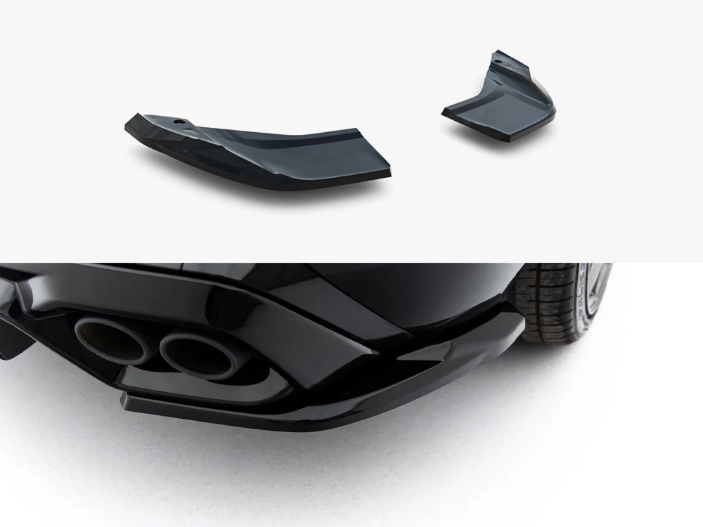 Rear Side Splitters V.2 compatible with Cupra Leon Hatchback Mk1 Facelift - 1 