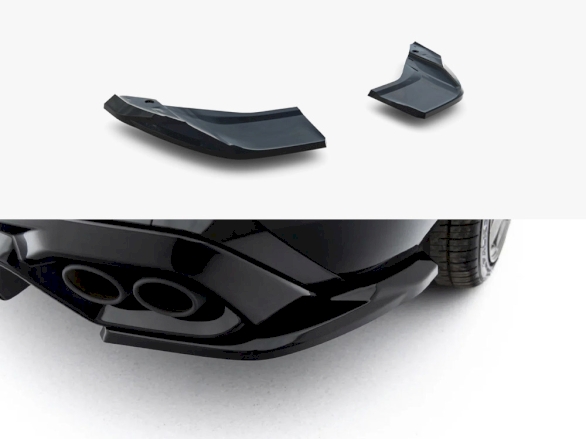 Rear Side Splitters V.2 compatible with Cupra Leon Hatchback Mk1 Facelift