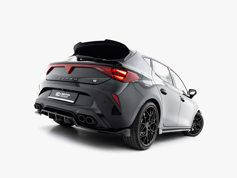Rear Splitter (Vertical Bars) V.1 compatible with Cupra Leon Hatchback Mk1 Facelift - 2 