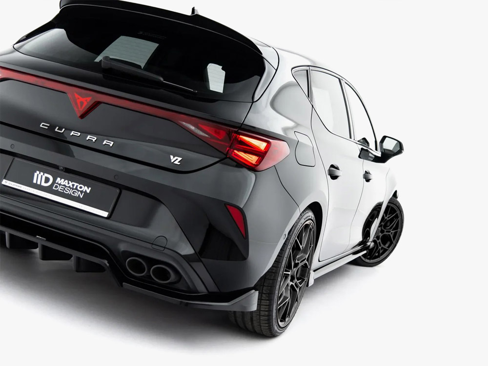 Rear Splitter (Vertical Bars) V.1 compatible with Cupra Leon Hatchback Mk1 Facelift - 4 