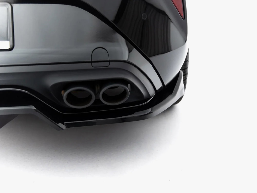 Rear Splitter (Vertical Bars) V.1 compatible with Cupra Leon Hatchback Mk1 Facelift - 5 