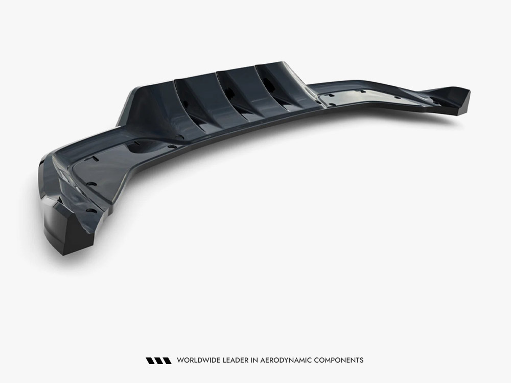 Rear Splitter (Vertical Bars) V.1 compatible with Cupra Leon Hatchback Mk1 Facelift - 7 