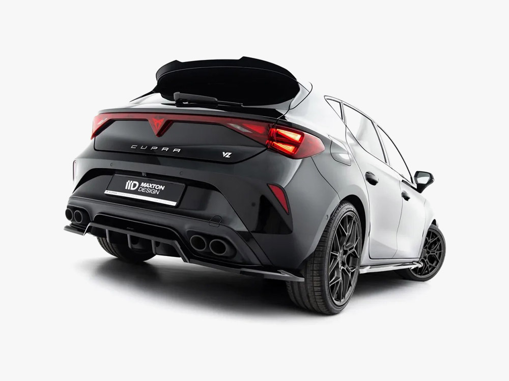 Rear Splitter (Vertical Bars) V.2 compatible with Cupra Leon Hatchback Mk1 Facelift - 2 