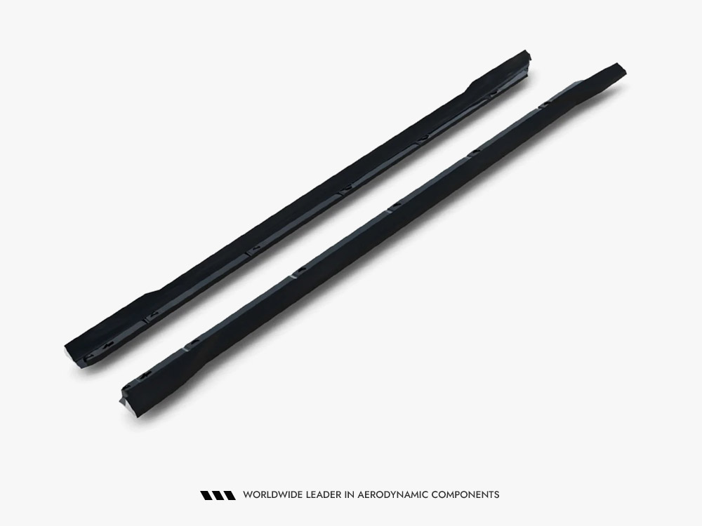 Side Skirt Diffusers compatible with Porsche Cayenne GTS / Turbo Sport Pack / Turbo E-Hybrid GT Pack Coupe Mk3 Facelift - 6 