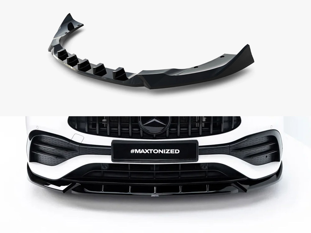 Front Splitter compatible with Mercedes-AMG GLA 35 H247 - 1 