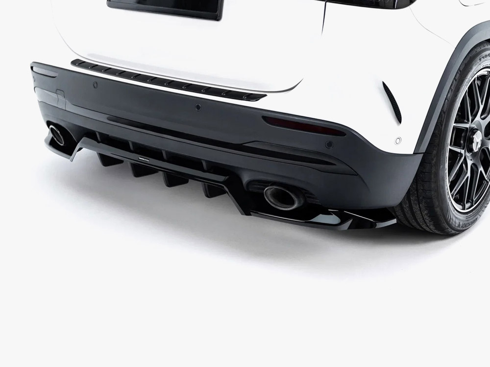 Rear Splitter (With Vertical Bars) compatible with Mercedes-AMG GLA 35 H247 - 3 