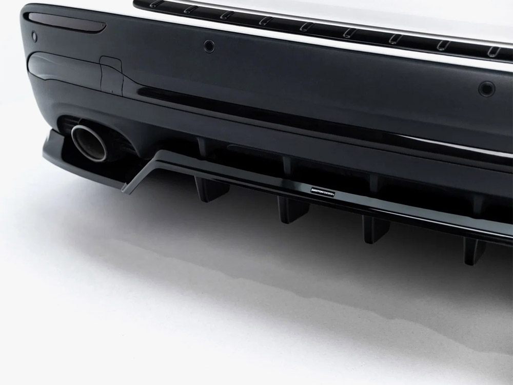 Rear Splitter (With Vertical Bars) compatible with Mercedes-AMG GLA 35 H247 - 4 